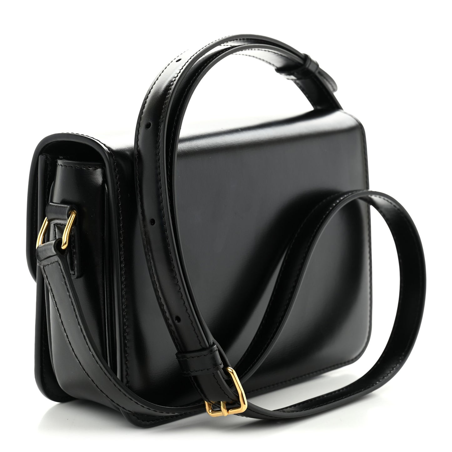 Shiny Calfskin Teen Triomphe Black