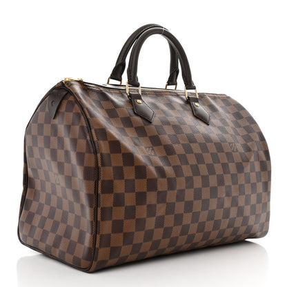 Louis Vuitton Damier Ebene Speedy 35 3 of 9