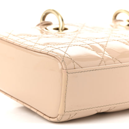 Christian Dior Patent Cannage Small Lady D-Joy Beige 8 of 9