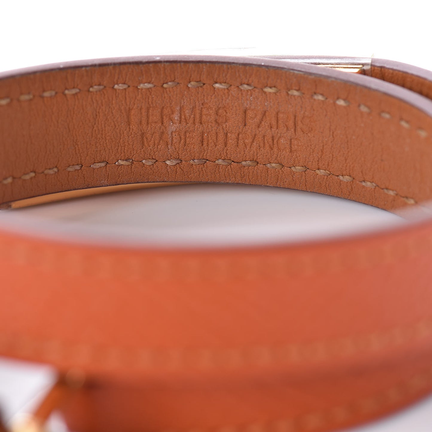 Epsom Rivale Double Tour Bracelet S Orange