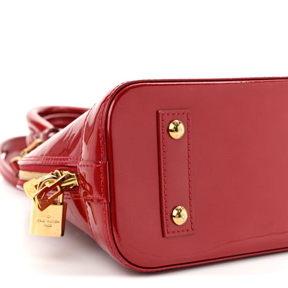 Louis Vuitton Vernis Alma BB Pomme D'Amour 9 of 10