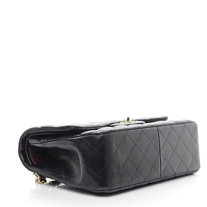 Chanel Lambskin Quilted Jumbo Double Flap Black 3 of 12