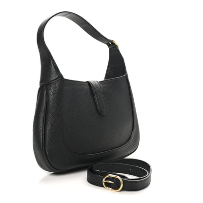 Gucci Grand Prix Calfskin Small Jackie 1961 Hobo Black 3 of 11