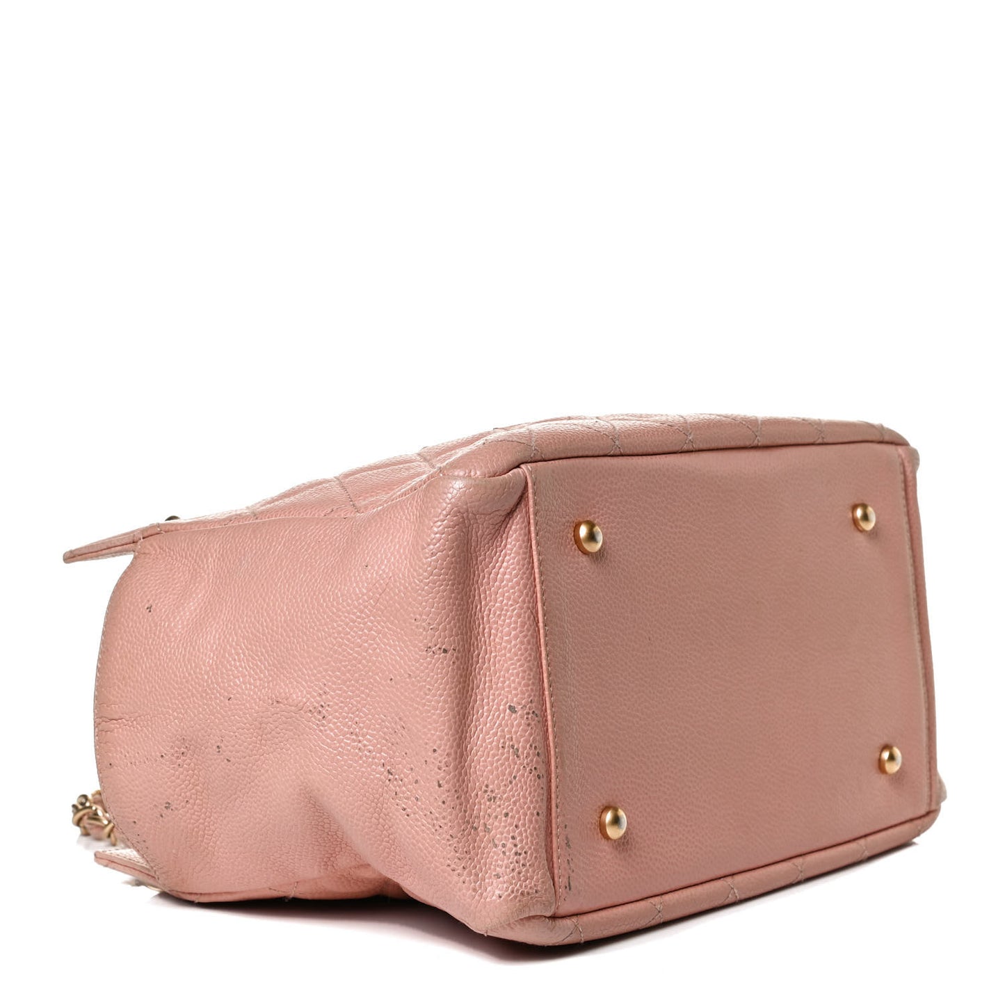 Caviar Quilted Petit Timeless Shopping Tote PTT Pink