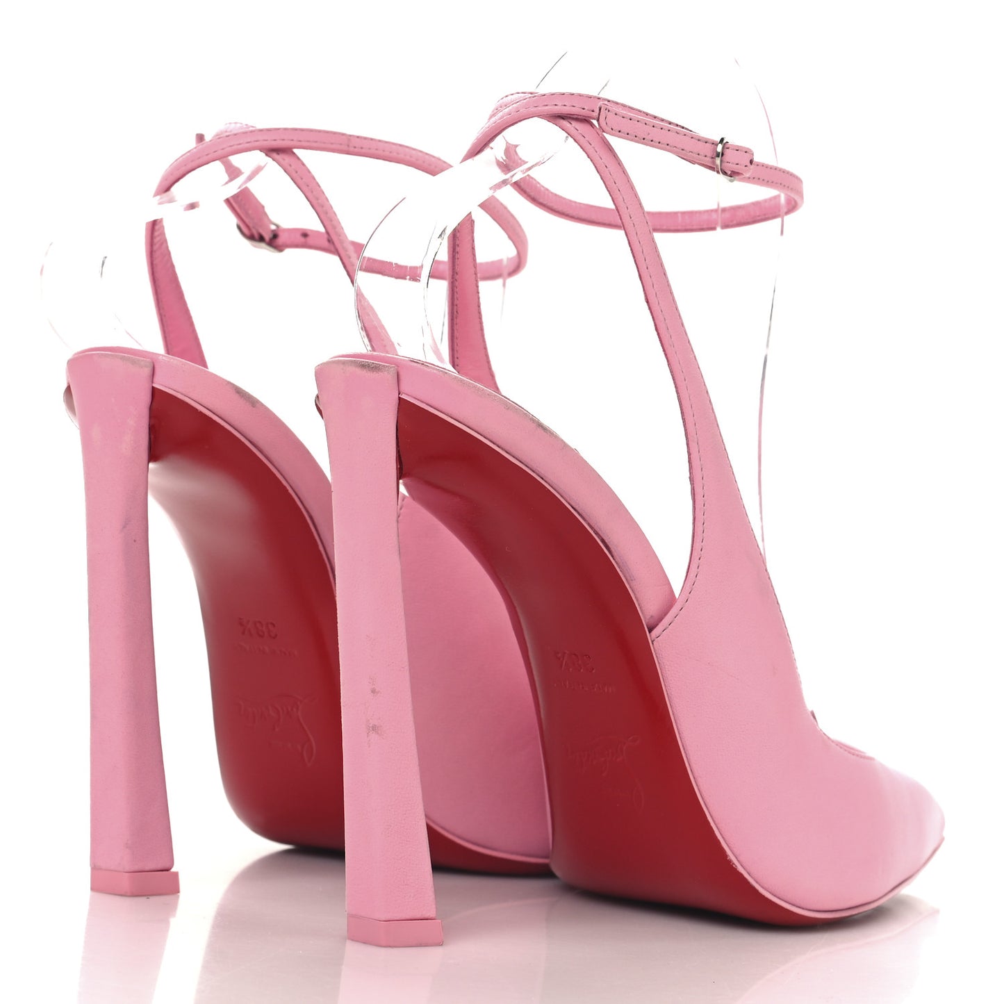 Calfskin Condora Sling 100 Pumps 38.5 Pink