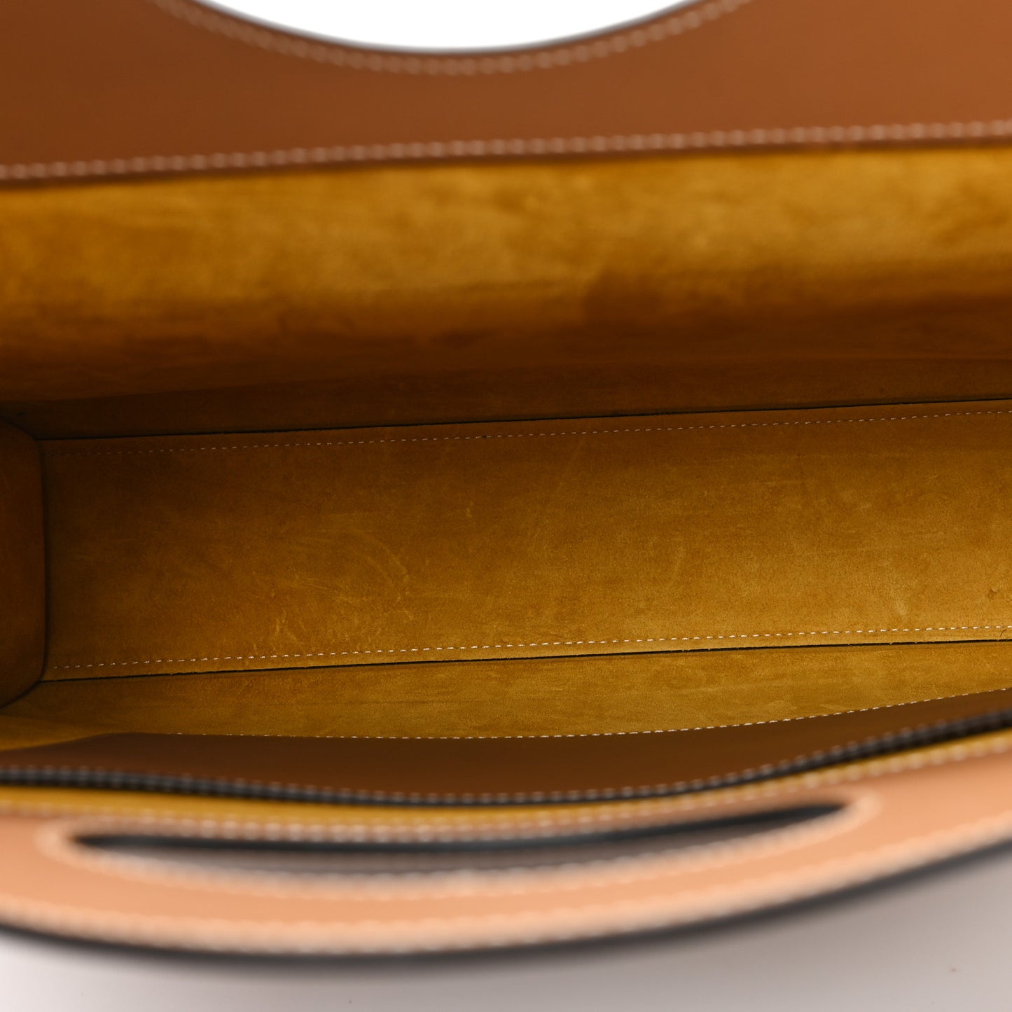 Smooth Calfskin Medium Pocket Bag Maple Brown
