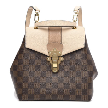 Louis Vuitton Damier Ebene Clapton Backpack Creme 1 of 9