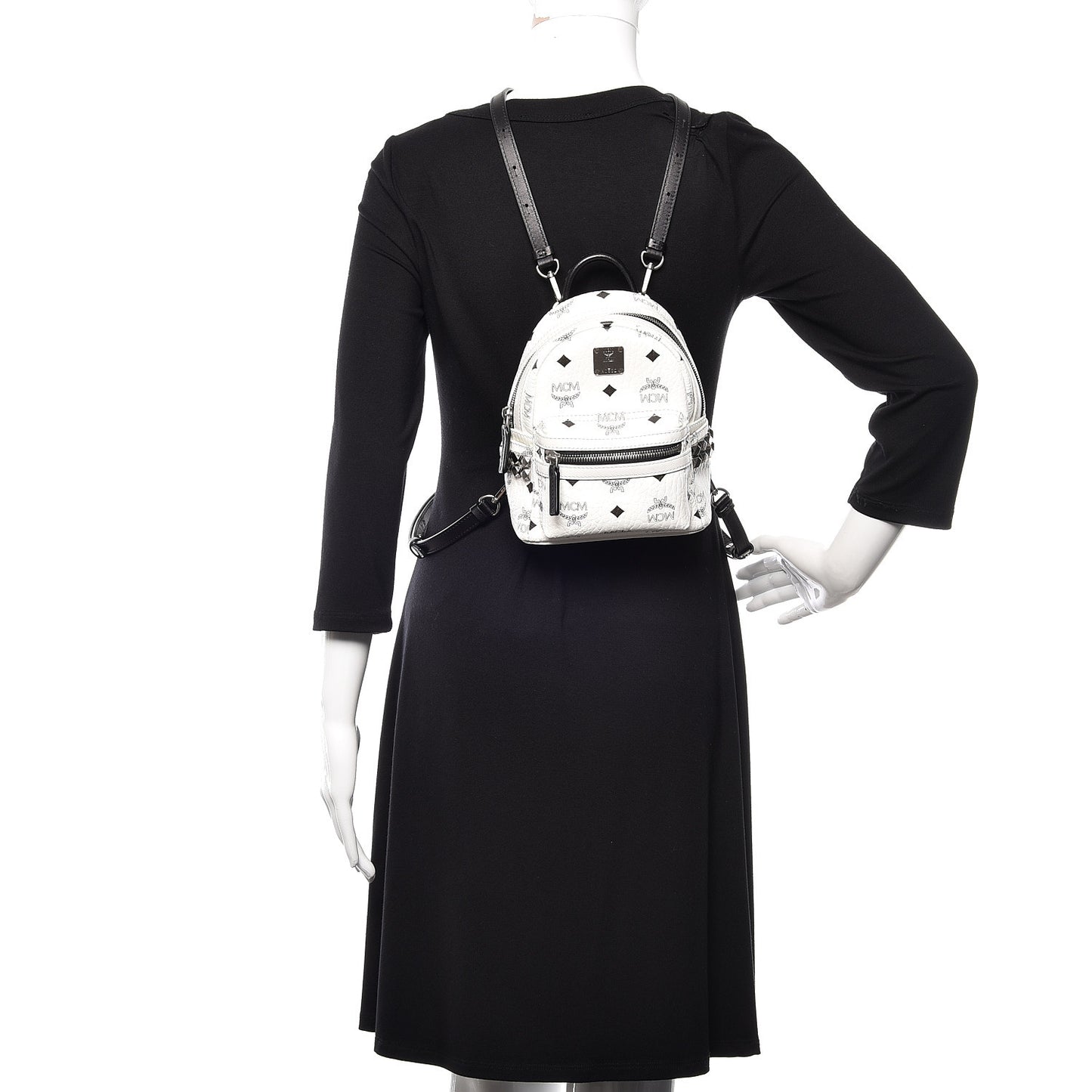Visetos Side Stud X-Mini Stark Bebe Boo Backpack White