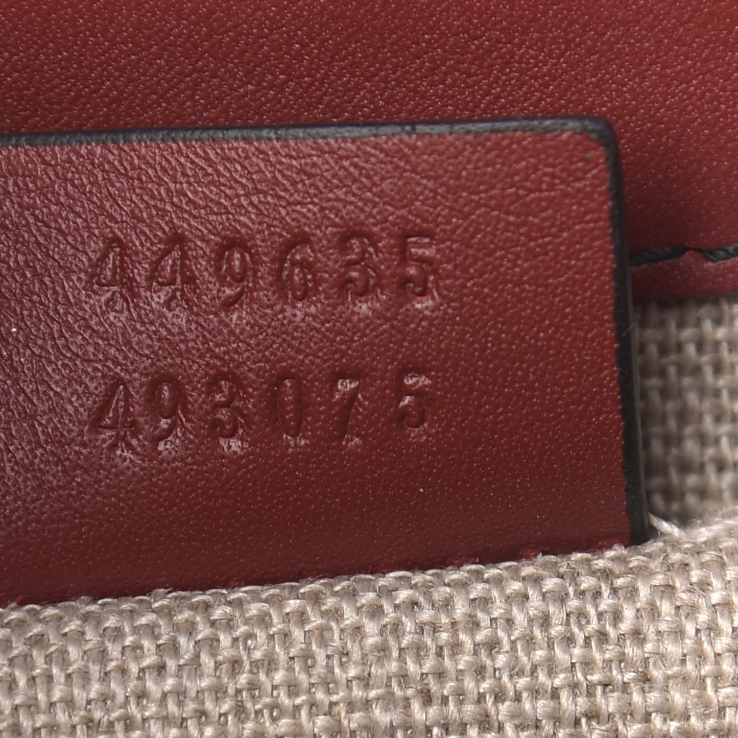 Microguccissima Medium Emily Chain Shoulder Bag Red