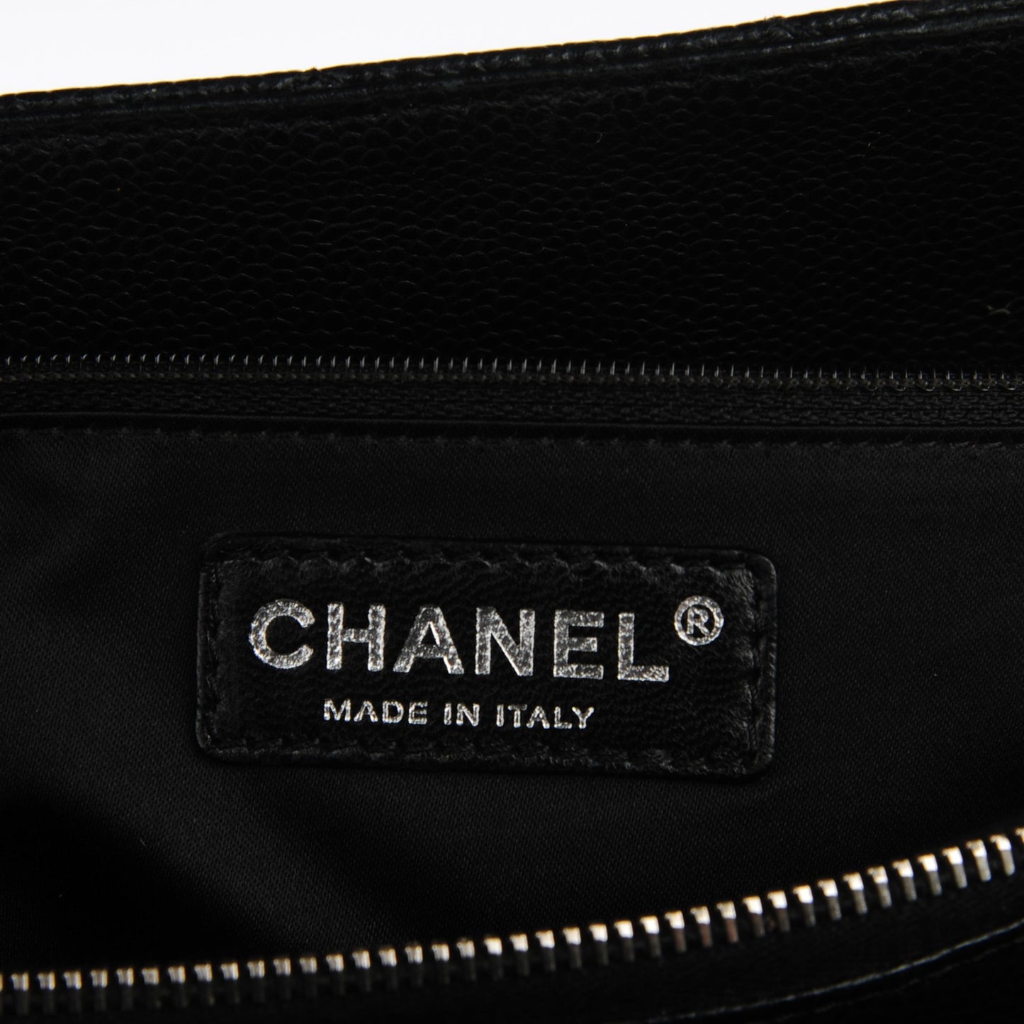 Caviar Quilted Grand Shopping Tote GST Black