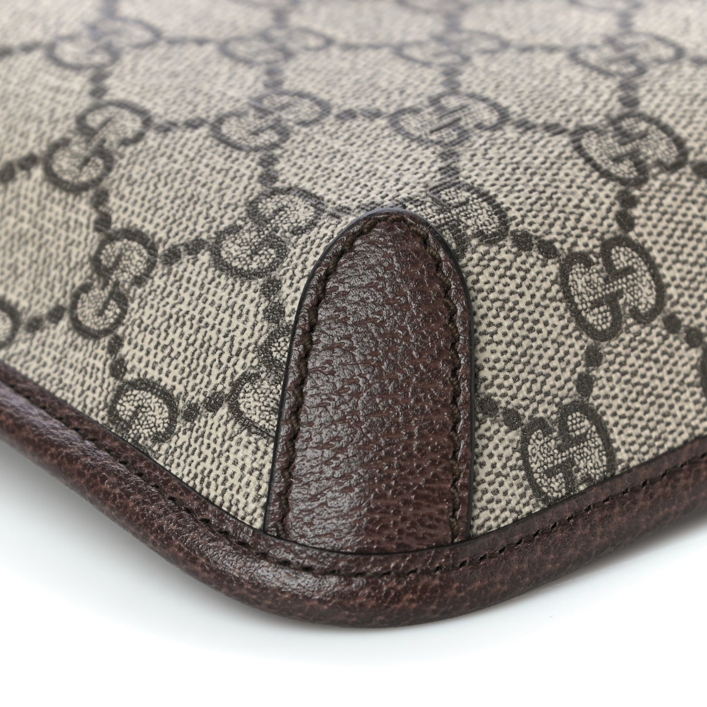 GG Supreme Monogram Web Medium Neo Vintage Flap Messenger Bag Beige New Acero