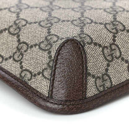 Gucci GG Supreme Monogram Web Medium Neo Vintage Flap Messenger Bag Beige New Acero 10 of 12
