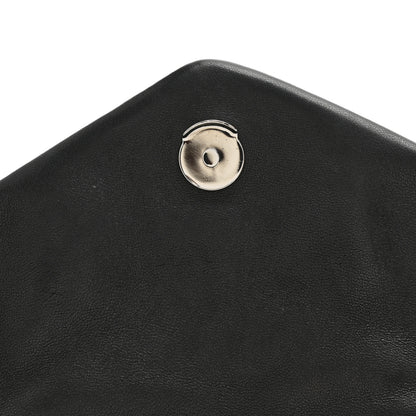 Saint Laurent Lambskin Quilted Monogram Monochrome Small Loulou Puffer Chain Satchel Black 13 of 15