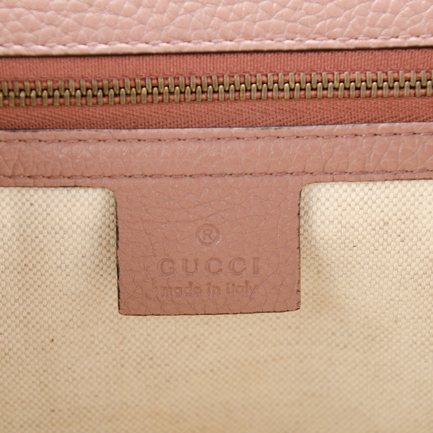 Calfskin Small GG Marmont Top Handle Bag Rosy Phard