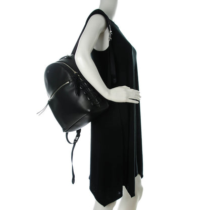 Fendi Vitello Dolce Croc Tail Backpack Black 2 of 8
