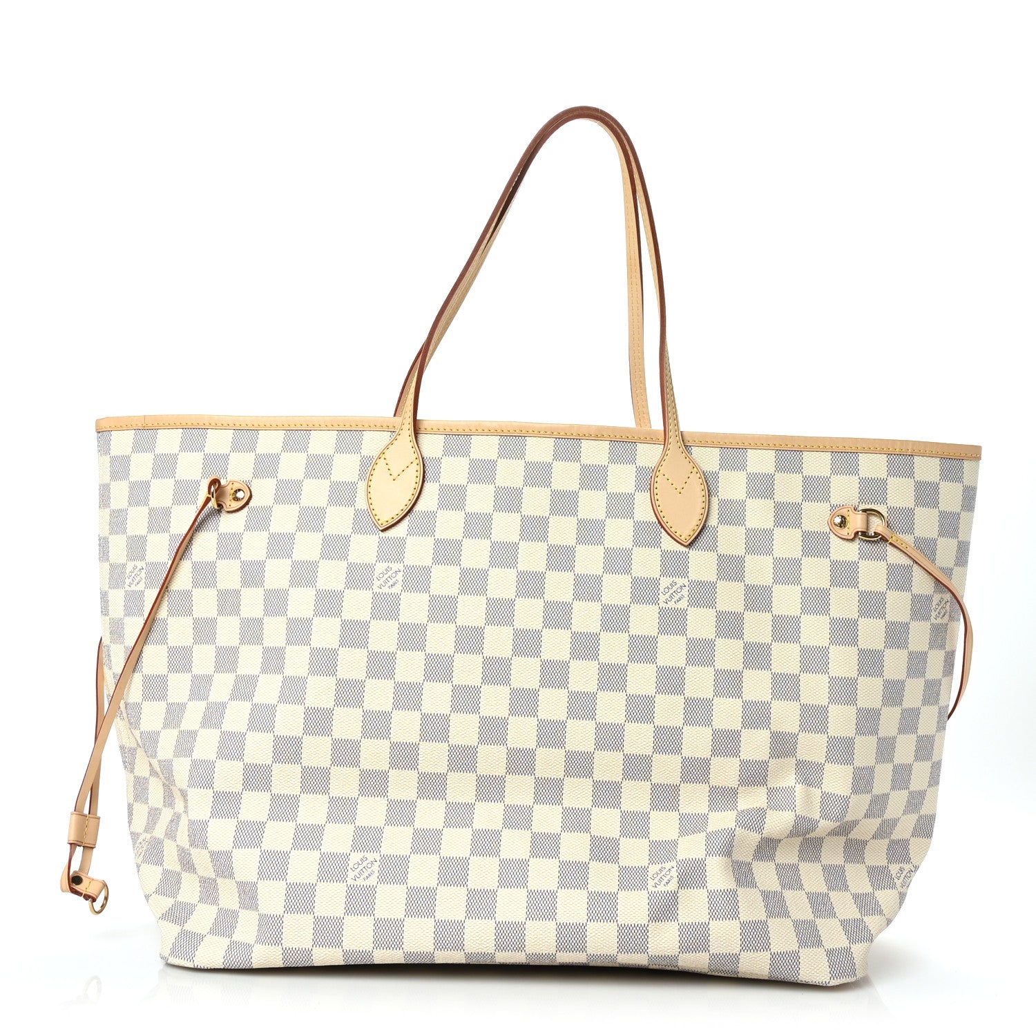 Louis Vuitton Damier Azur Neo Neverfull GM Rose Ballerine 1 of 8