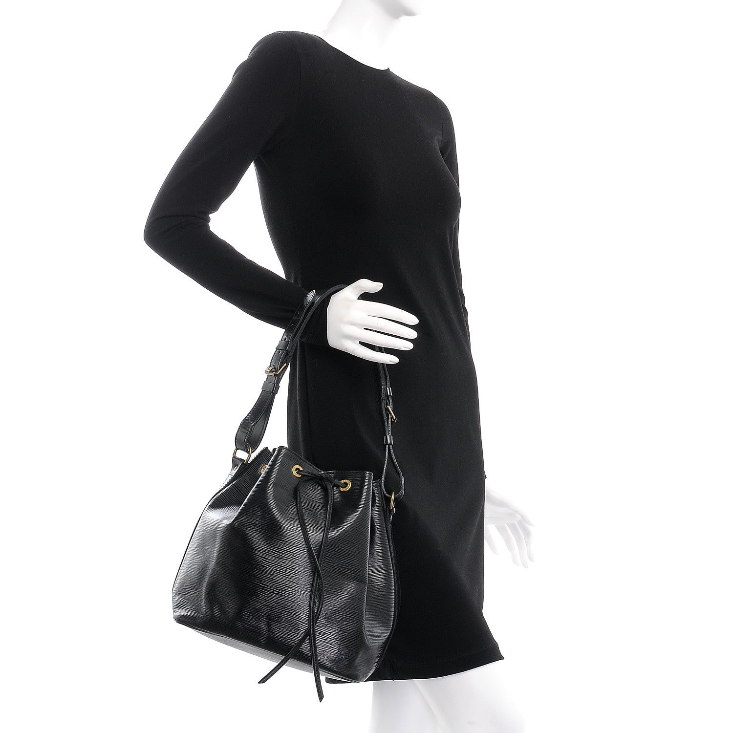 Louis Vuitton Epi Petit Noe Black 2 of 10