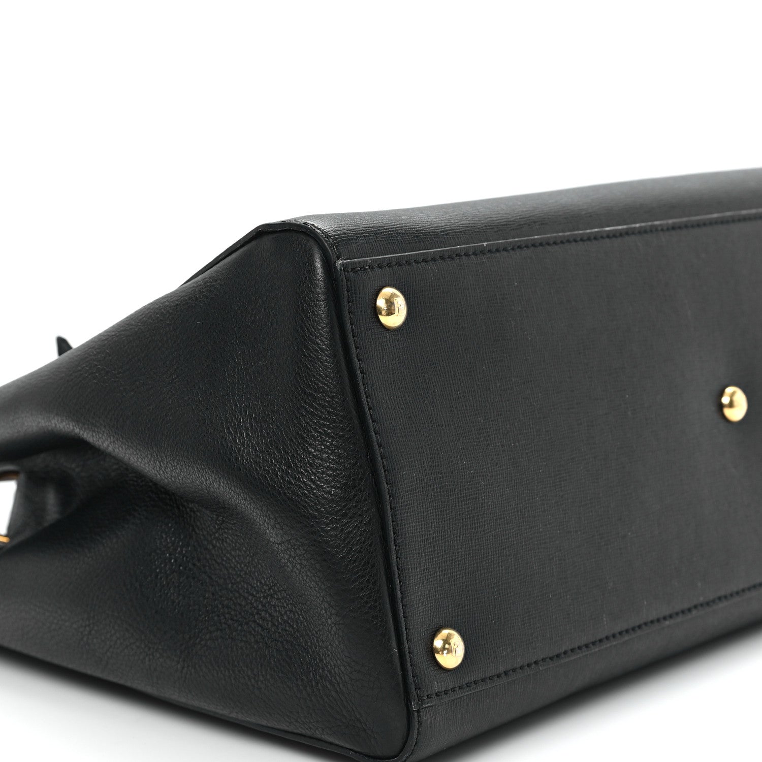 Fendi Vitello Elite Regular 2Jours Tote Black 9 of 14