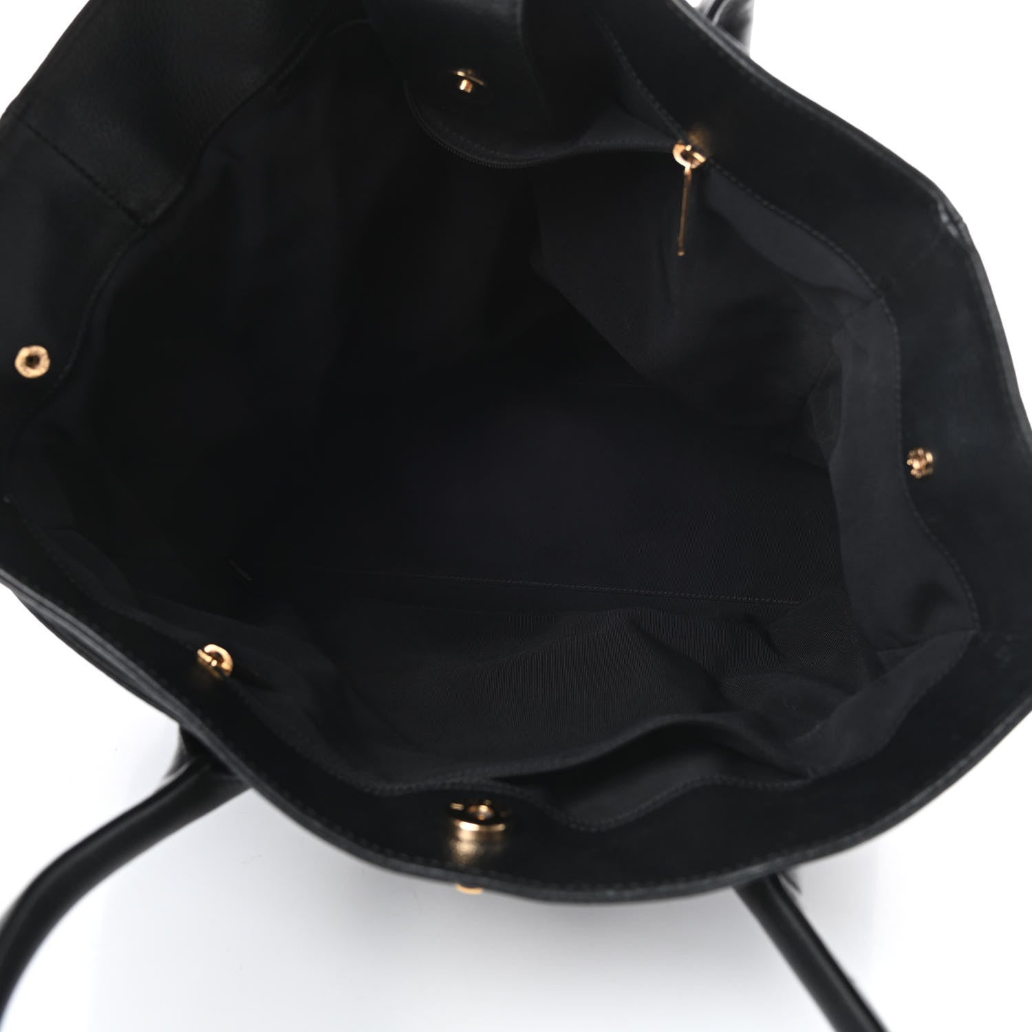 Chanel Calfskin Tall Cerf Tote Black 6 of 22