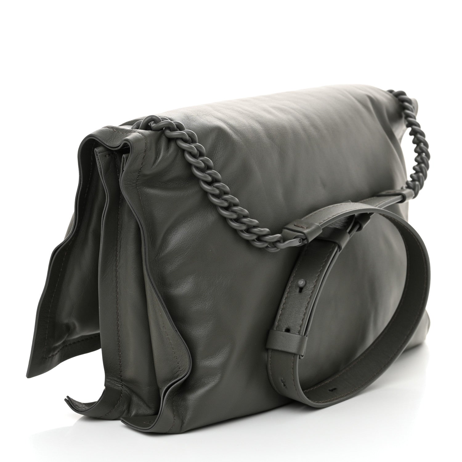 Salvatore Ferragamo Calfskin Medium Viva Bow Shoulder Bag Sparrow 2 of 11