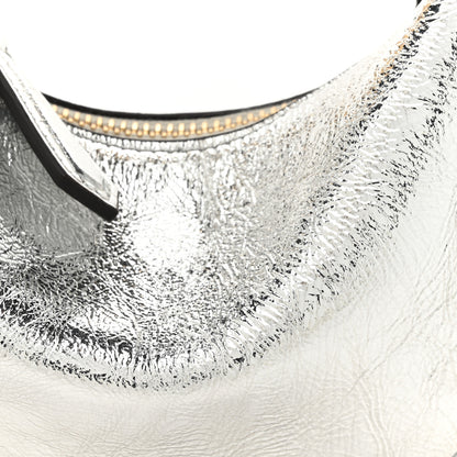 Fendi Rock Millenium Nano Fendigraphy Hobo Charm Argento 8 of 10