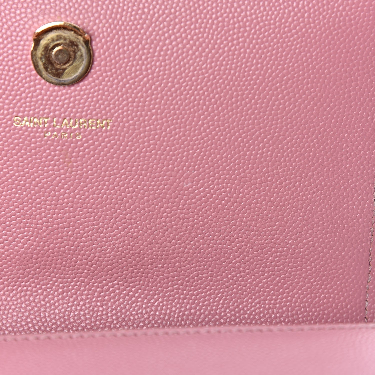 Saint Laurent Grain De Poudre Small Classic Monogram Kate Satchel Old Rose 9 of 16