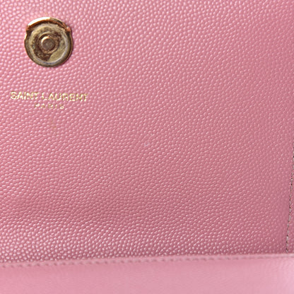 Saint Laurent Grain De Poudre Small Classic Monogram Kate Satchel Old Rose 9 of 16