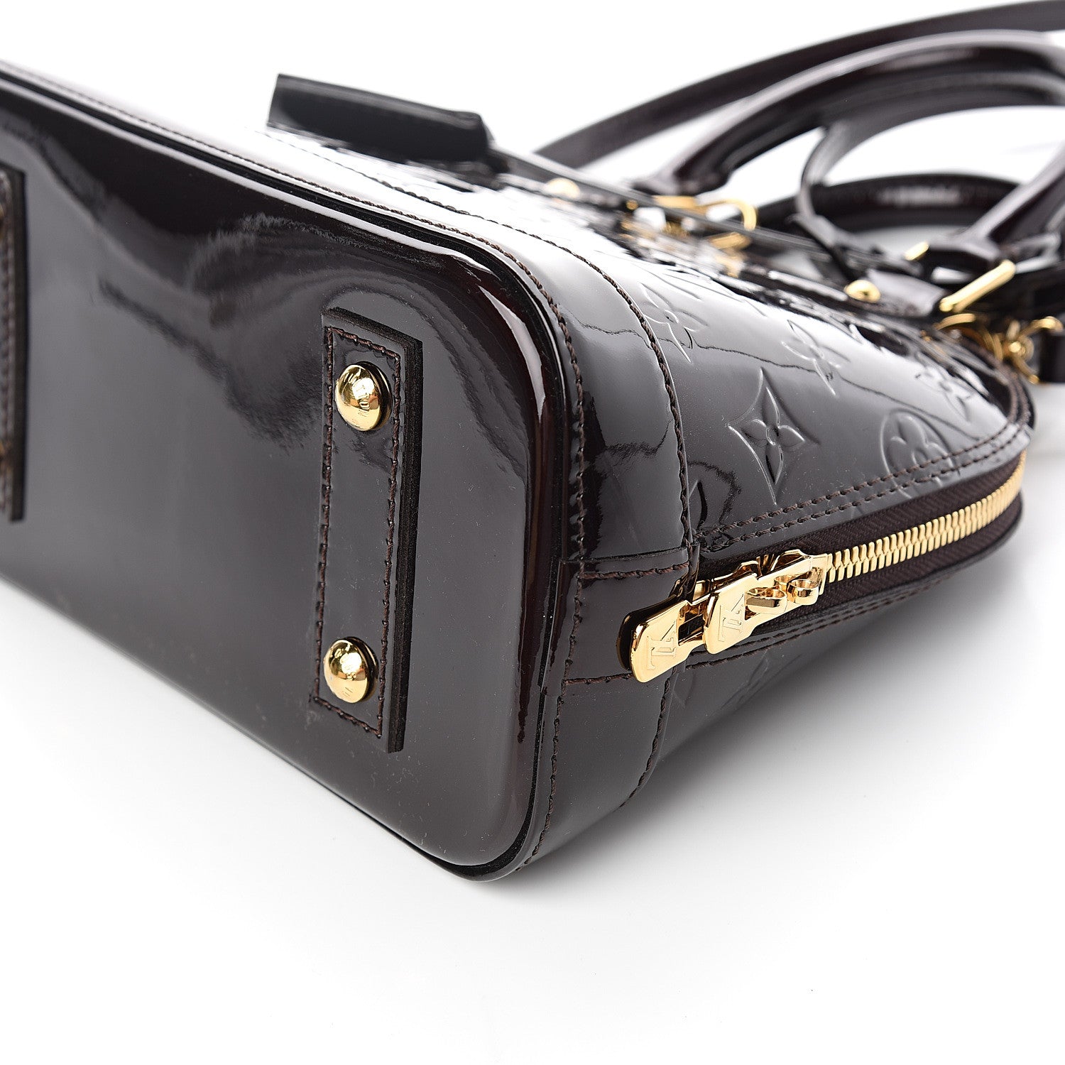 Louis Vuitton Vernis Alma BB Amarante 7 of 8