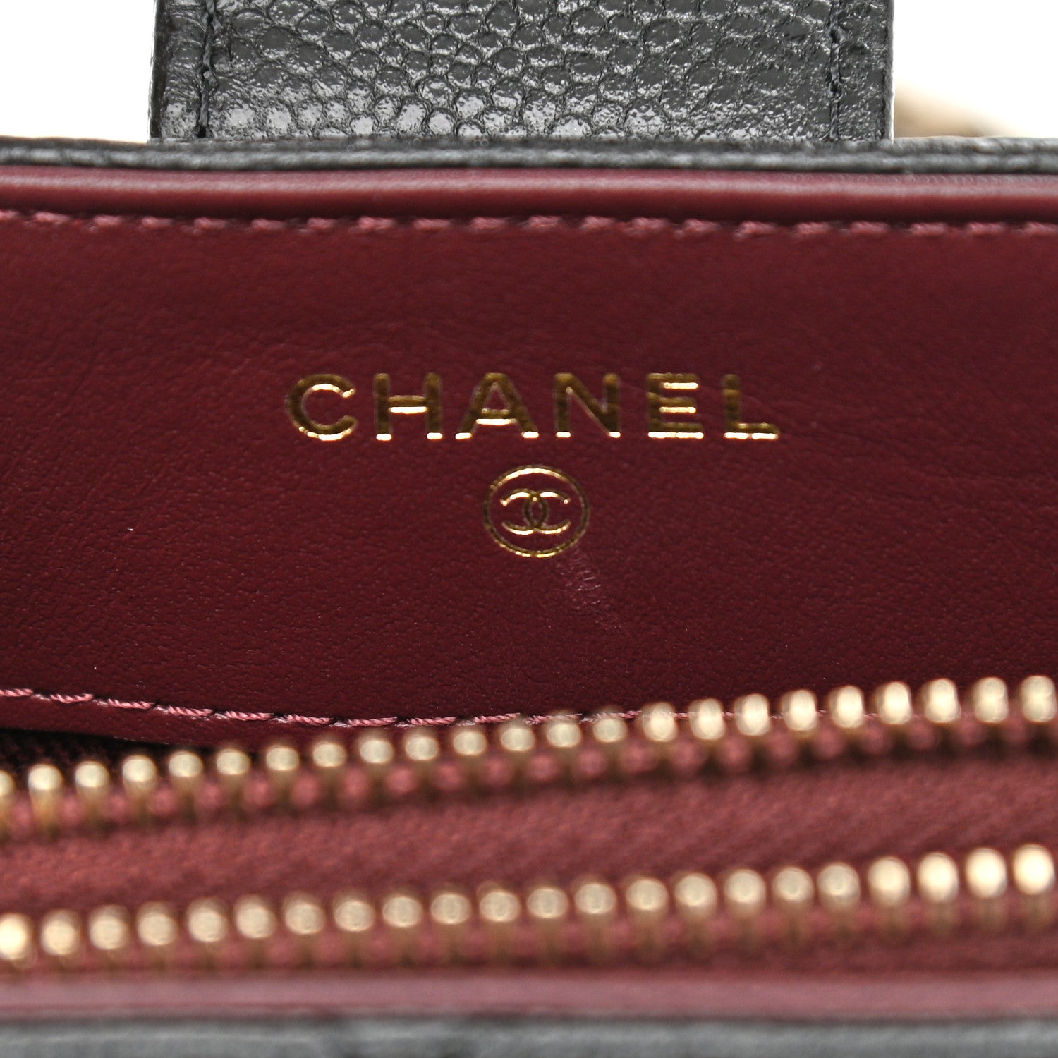 Chanel Caviar Quilted Business Affinity Phone Holder With Chain Black 5 of 10