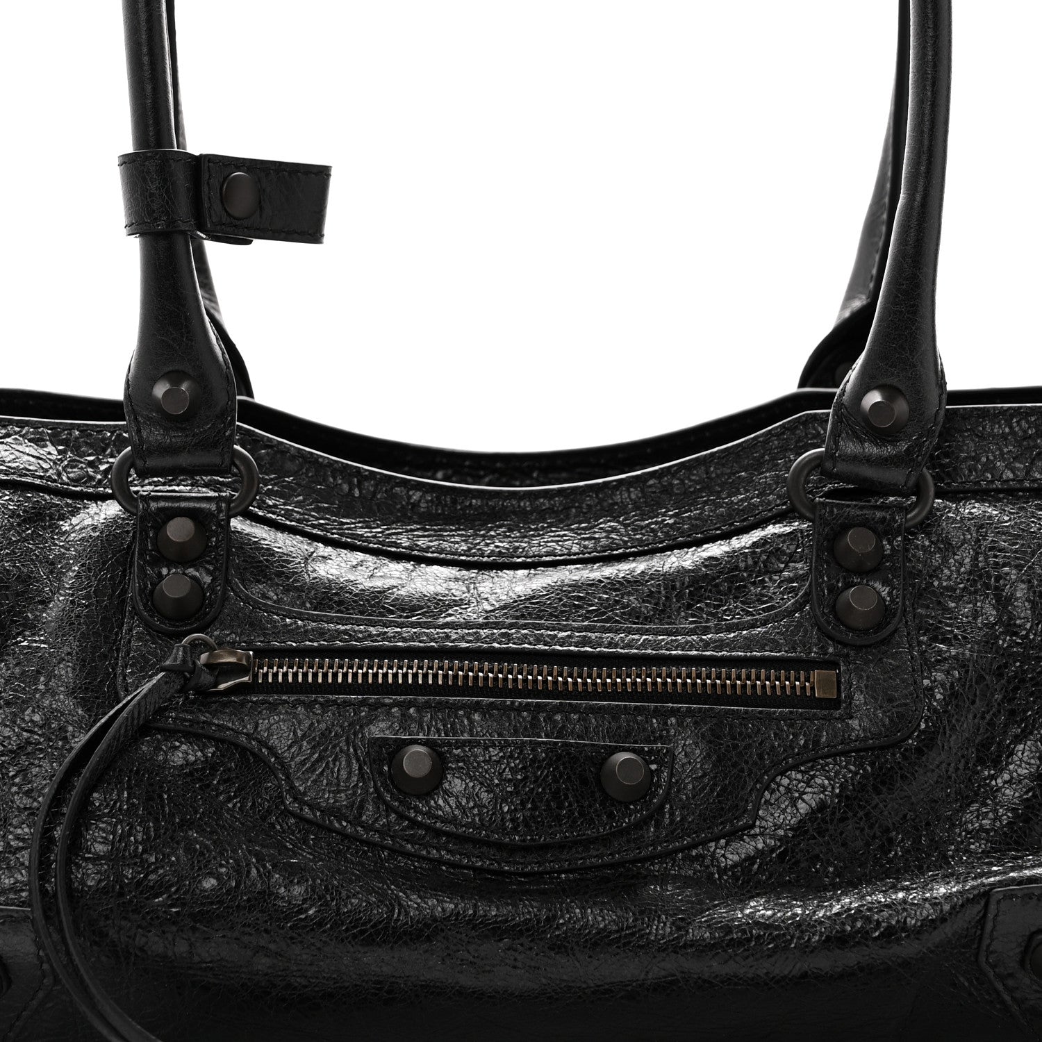Balenciaga Agneau Arena Classic Hardware East West Le City Black 8 of 10