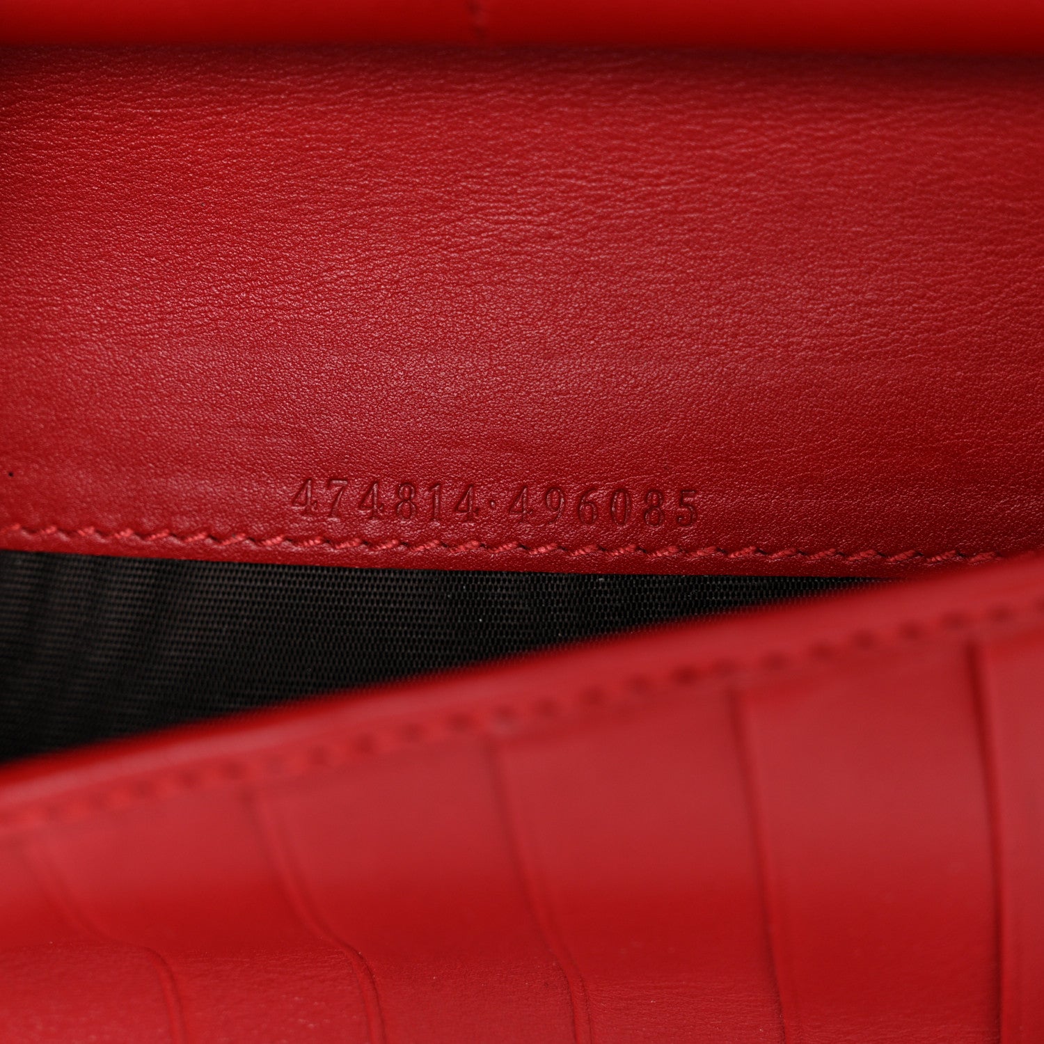 Gucci Calfskin Matelasse GG Marmont Zip Around Wallet Hibiscus Red 7 of 13