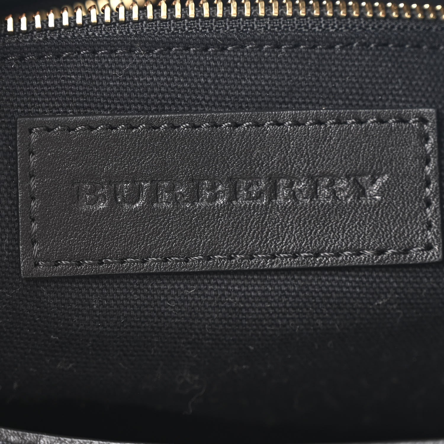 Burberry Canvas Mega Check Studded Medium Ashby Bucket Bag Black 6 of 10