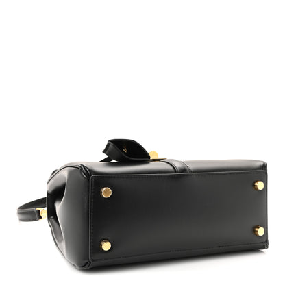 Celine Satinated Calfskin Small 16 Top Handle Bag Black 4 of 11