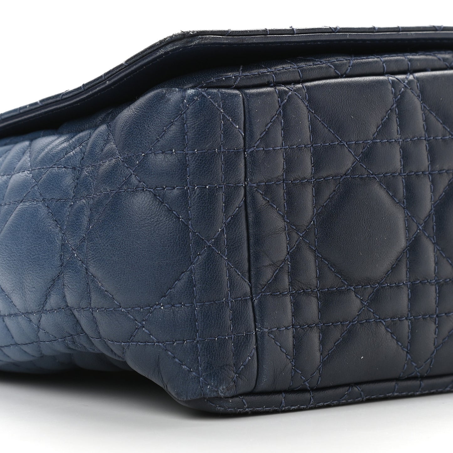 Lambskin Cannage Gradient Large Caro Bag Indigo Blue