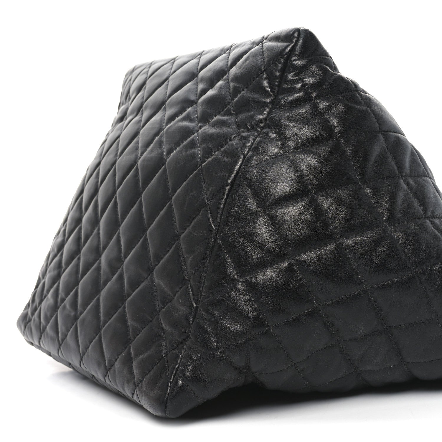 Chanel Lambskin Quilted Week End on Mars Tote Black 11 of 11