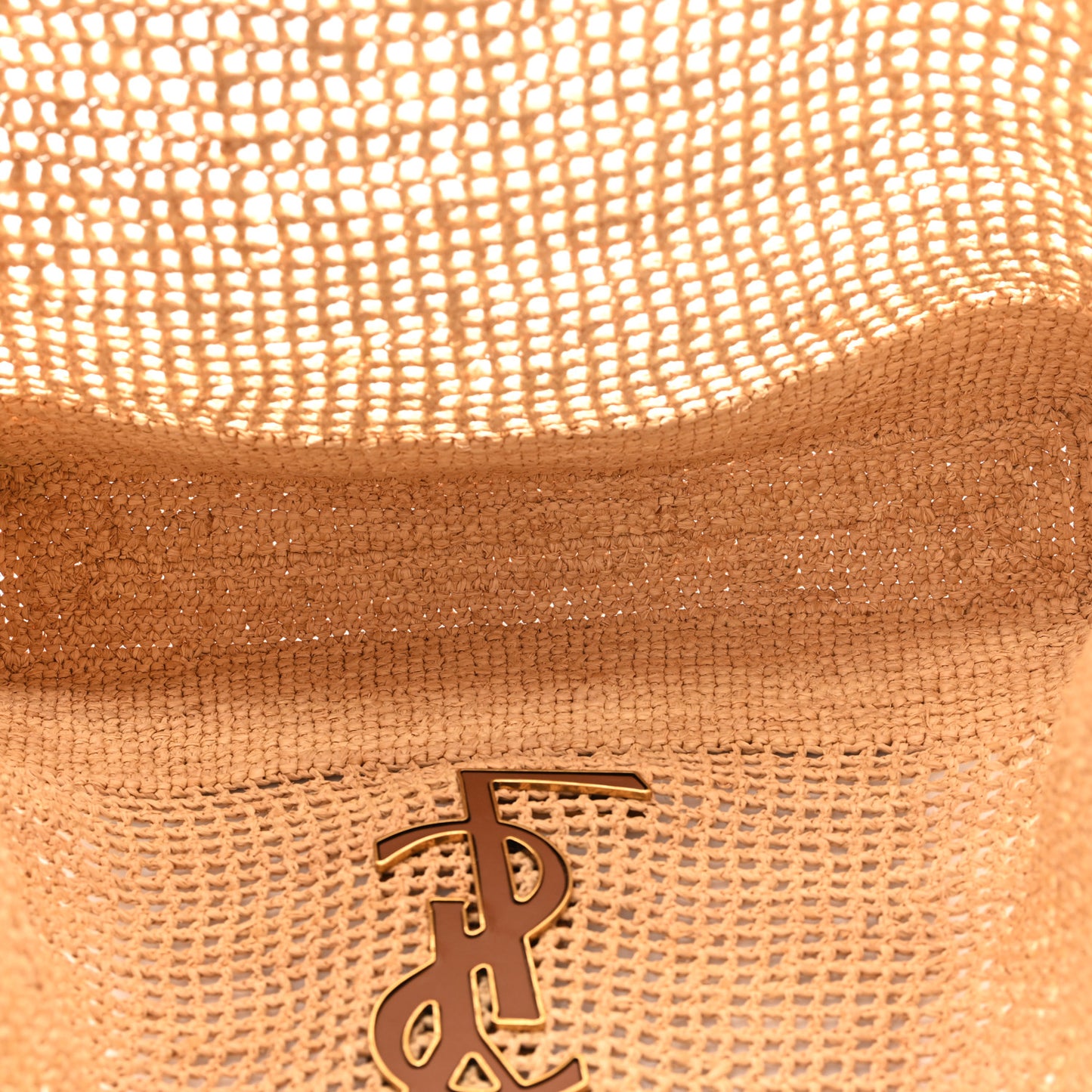 Raffia Icare Shopping Tote Natural