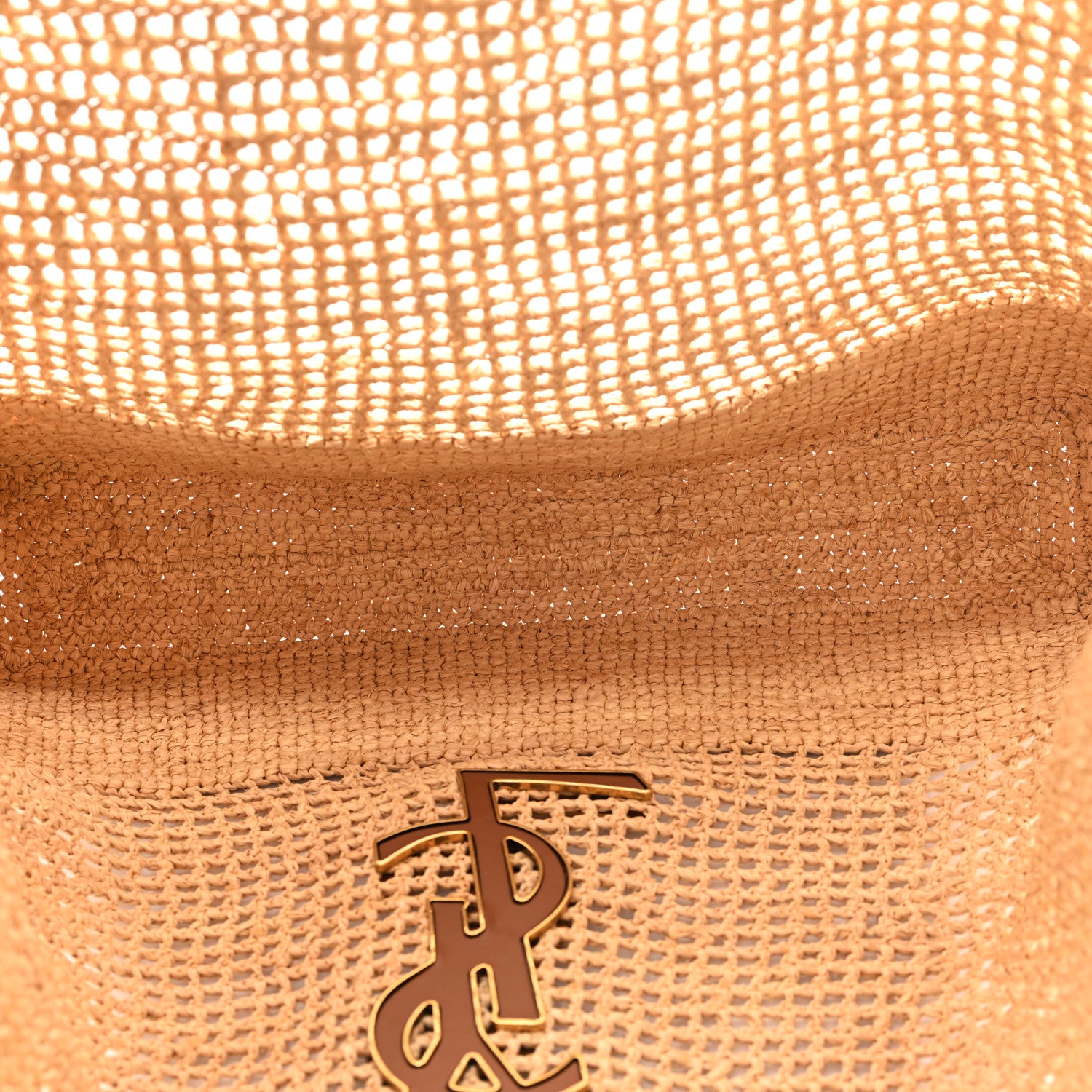 Saint Laurent Raffia Icare Shopping Tote Natural 6 of 13