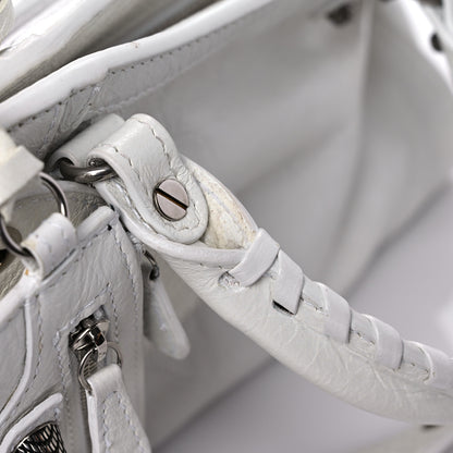 Balenciaga Agneau Arena Neo Cagole Handbag XS Optic White 13 of 13