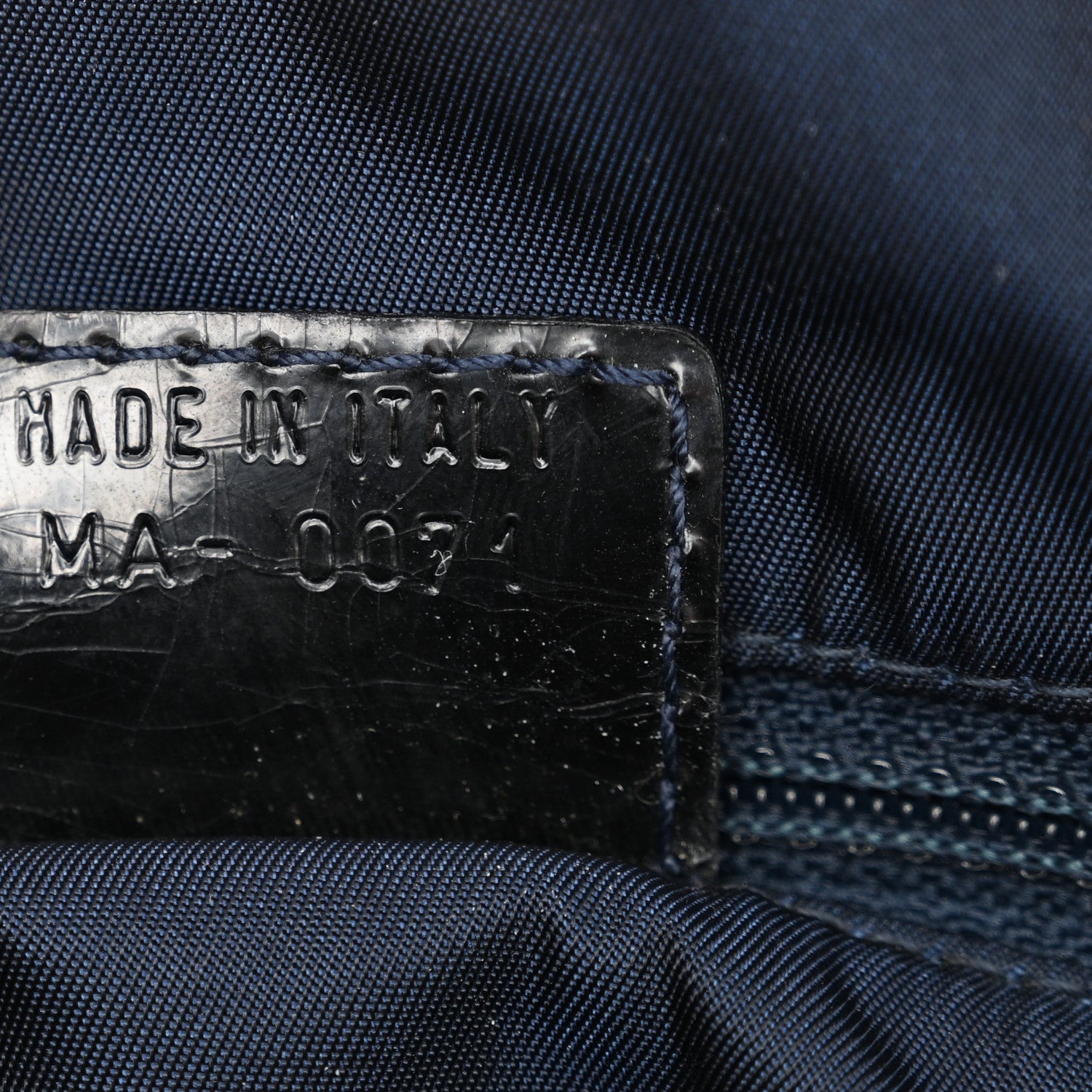 Christian Dior Denim Speedway Saddle Bowler Blue 7 of 14