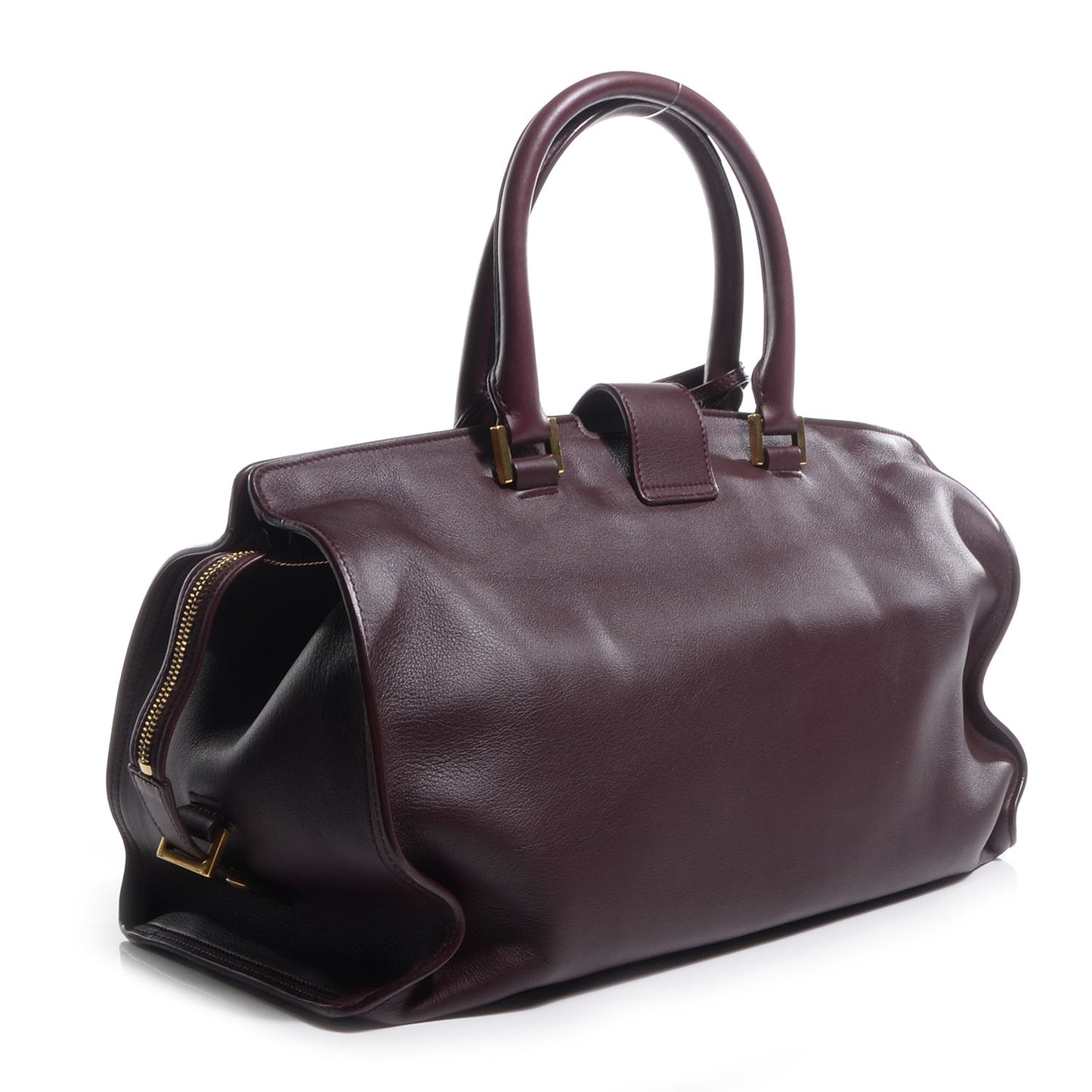 Smooth Calfskin Medium Classic Y Cabas Bordeaux
