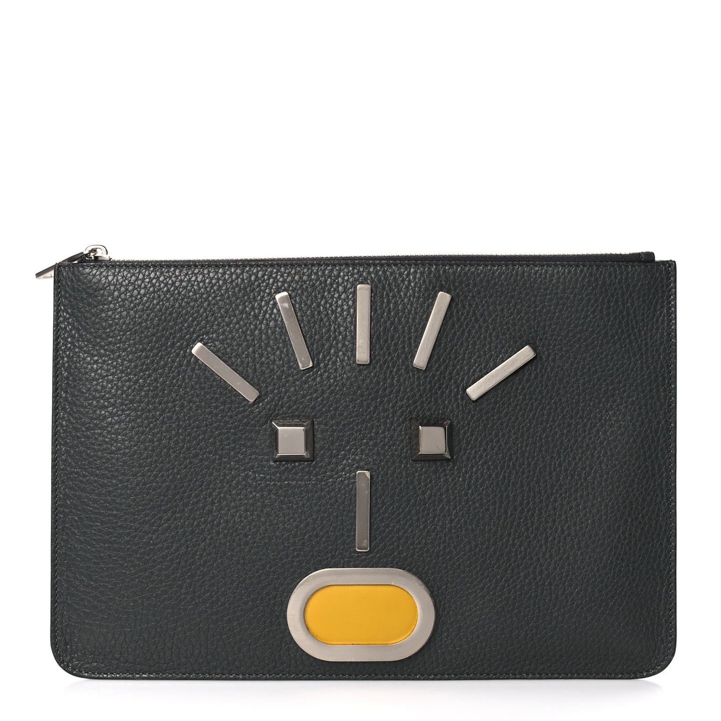 Cuoio Romano Faces Pouch Asfalto