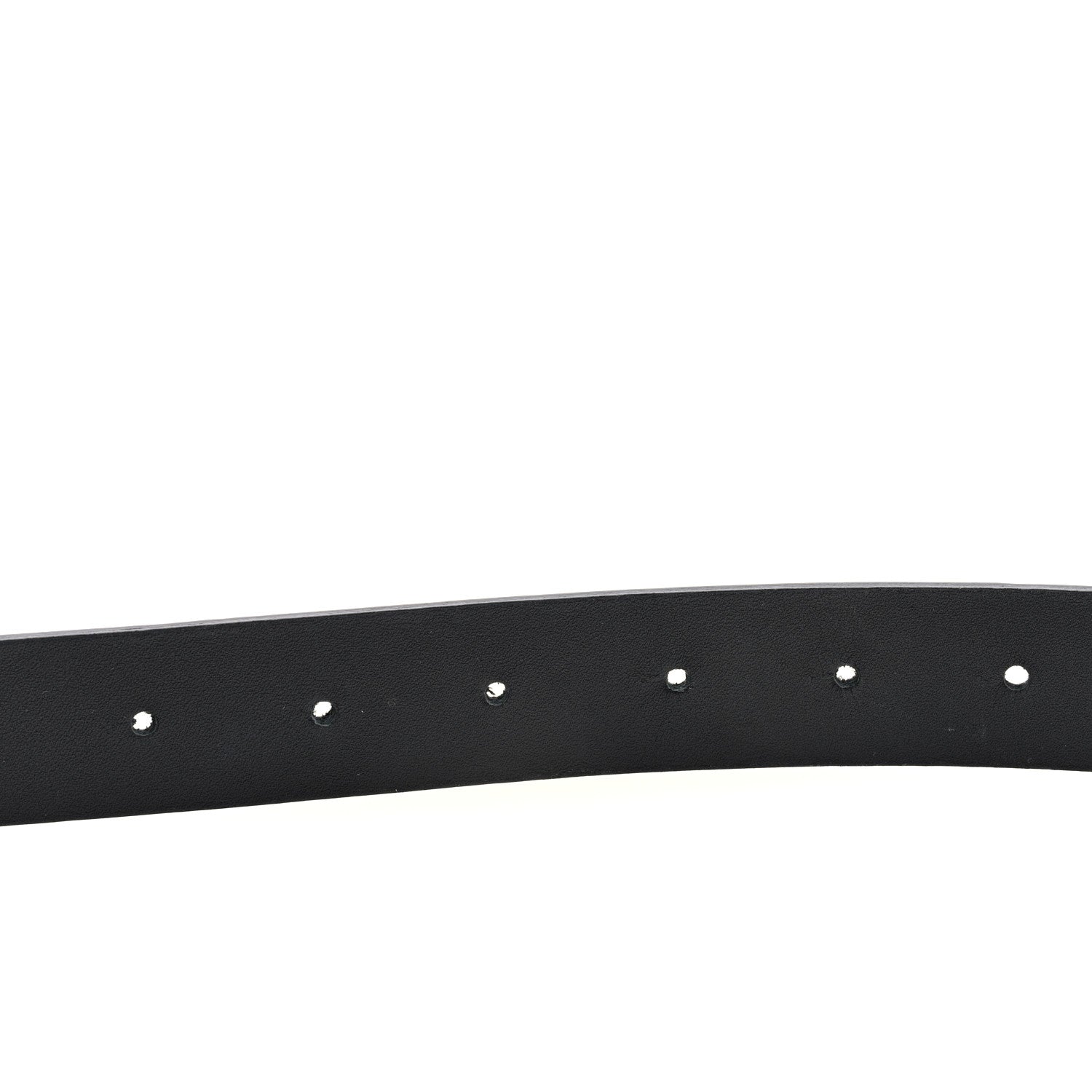 Chanel Calfskin Crystal CC Scarab Belt 80 32 Black 4 of 4