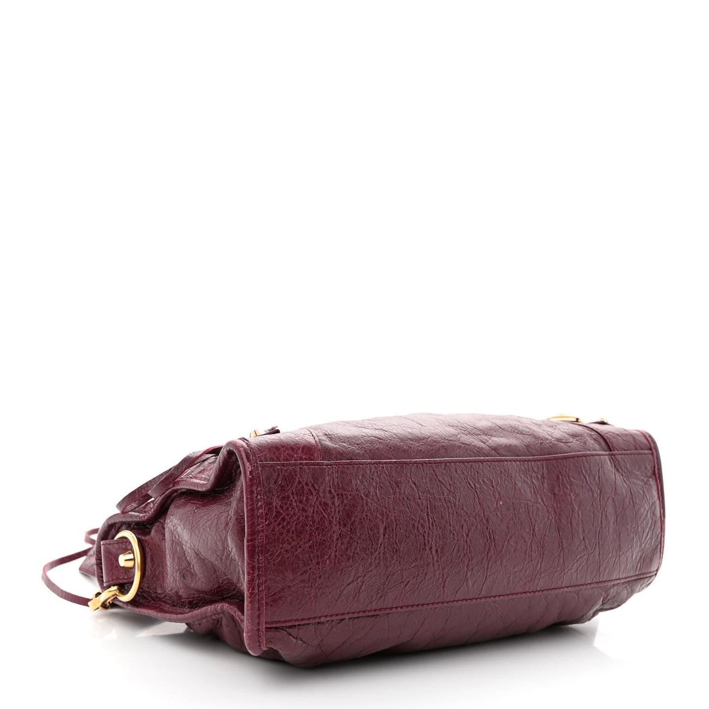 Agneau Classic Gold Hardware S City Violet Prune