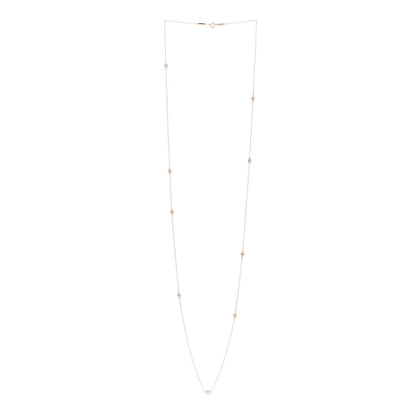 Tiffany 18K Rose Gold Diamond .31ctw Elsa Peretti Diamonds by the Yard Sprinkle Necklace 3 of 5