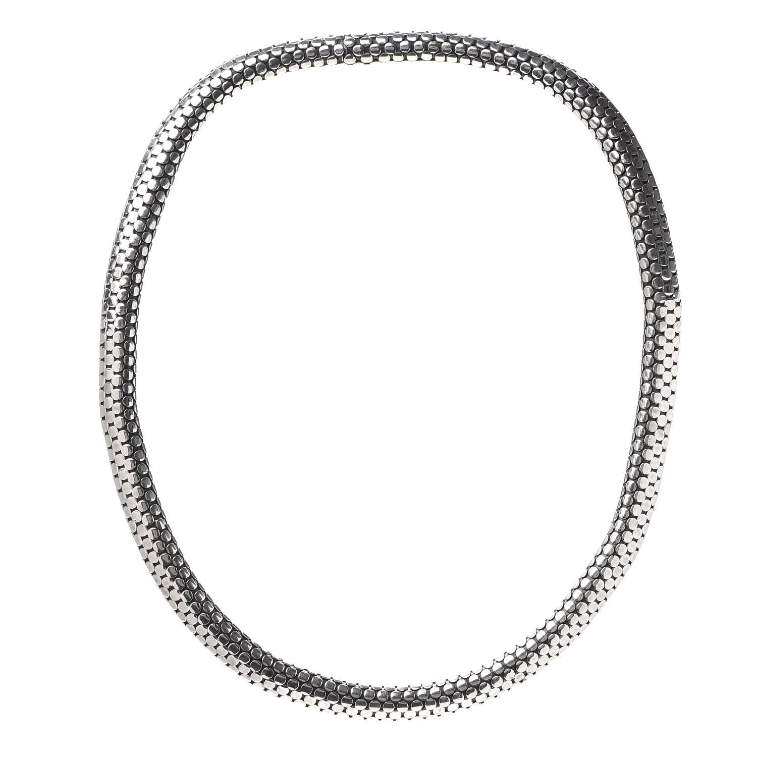 John Hardy Sterling Silver 7mm Dot Choker Necklace 3 of 6