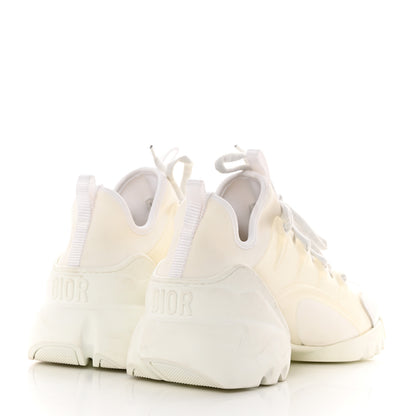 Christian Dior Technical Fabric Rubber Womens D-Connect Sneakers 39.5 White 4 of 8