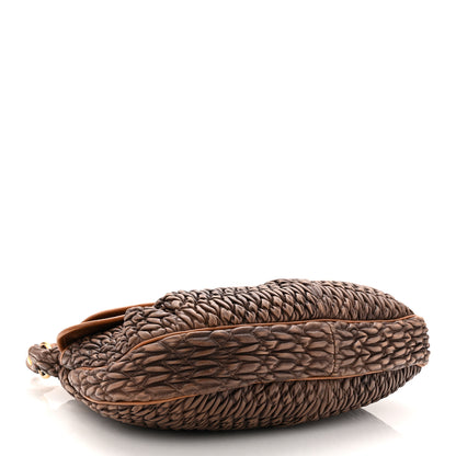 Miu Miu Nappa Cloquet Coffer Hobo Antilope 4 of 10