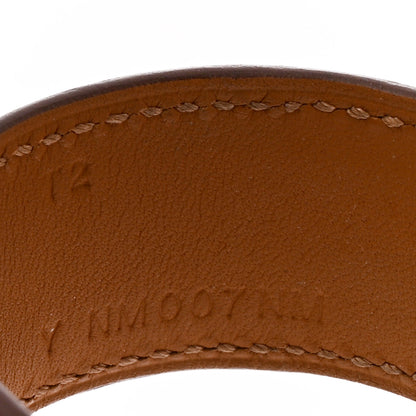 Hermes Madame Calfskin Collier de Chien CDC 24 Bracelet T2 Gold 5 of 6