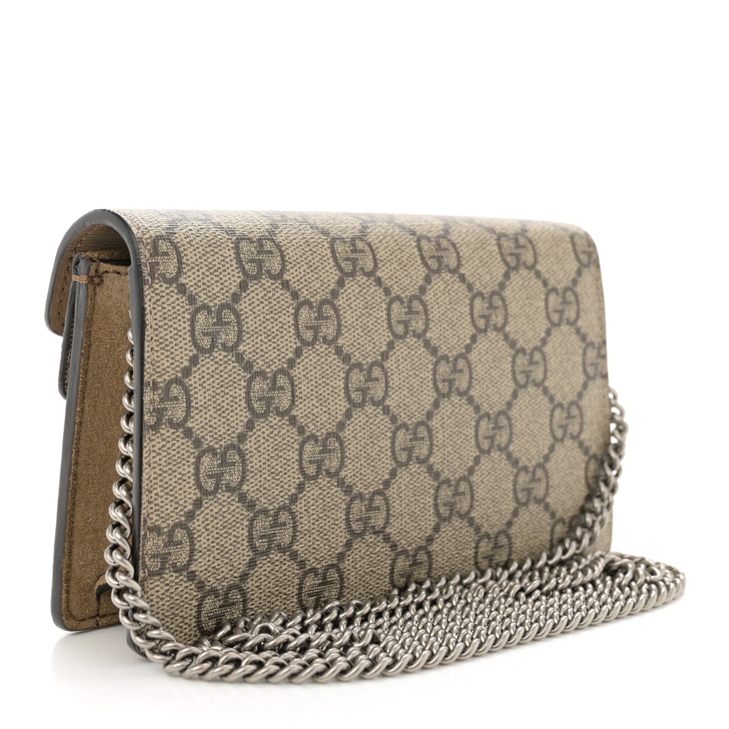 Gucci GG Supreme Monogram Super Mini Dionysus Shoulder Bag Taupe 3 of 11