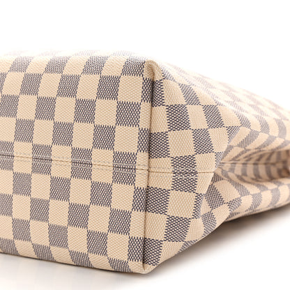 Louis Vuitton Damier Azur Graceful MM Rose Ballerine 8 of 8